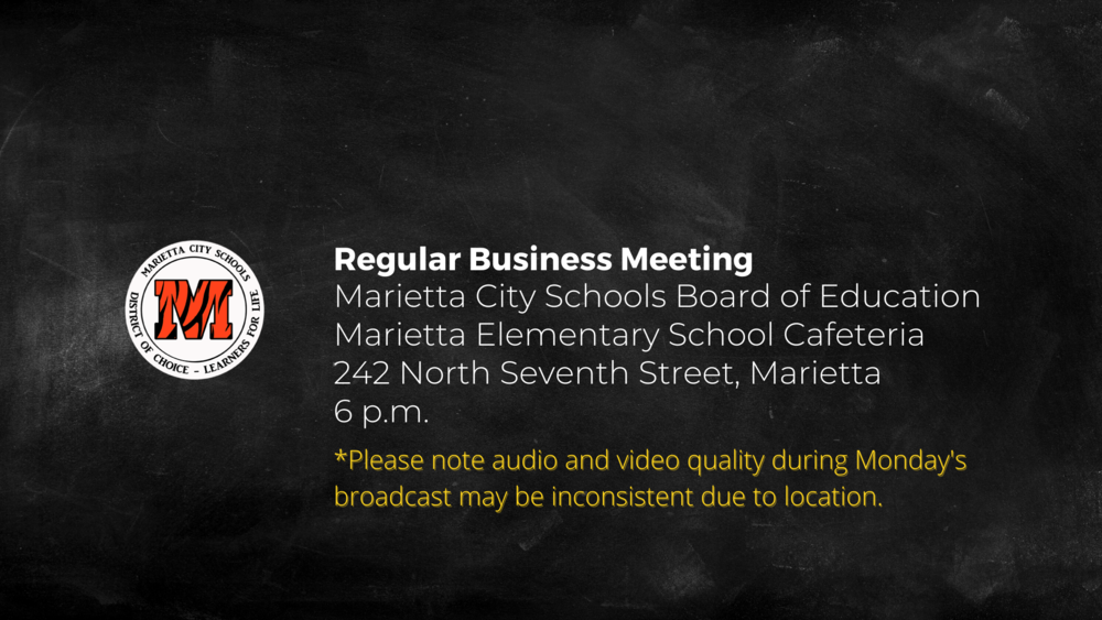 regular board meeting at MES