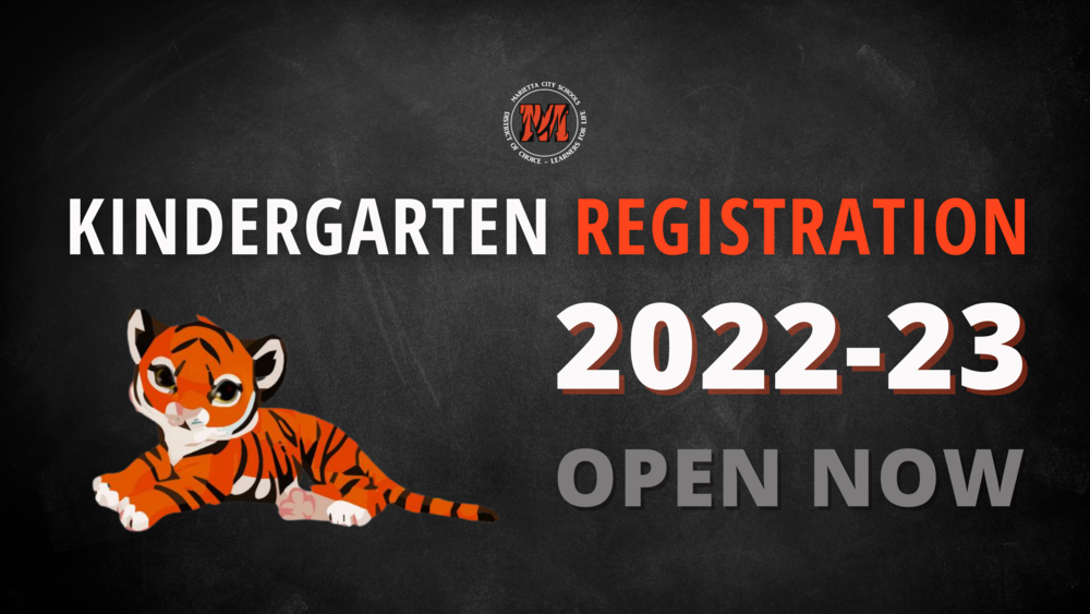 Kindergarten Registration Open Now