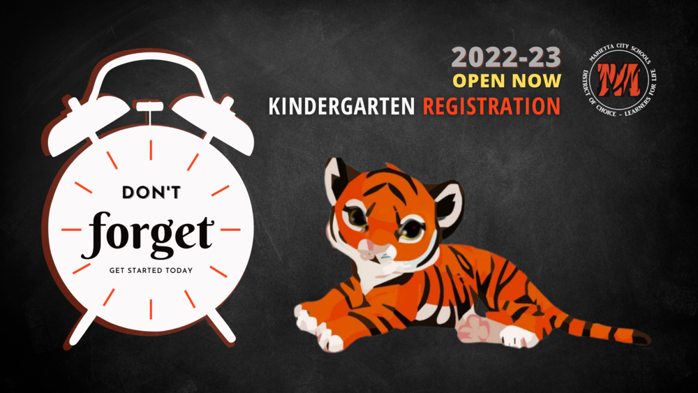 Kindergarten Registration Don't Forget