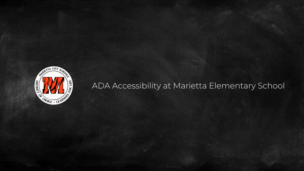 ADA Accessibility at Marietta Elementary School