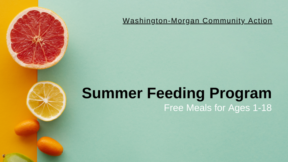 Summer feeding program | free meals for ages 1-18 | Washington-Morgan Community Action