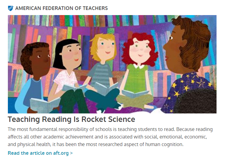 Teaching Reading is Rocket Science